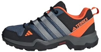 adidas Unisex Kinder Terrex AX2R Hiking Shoes, Wonder Steel/Grey/Impact Orange, 40 EU