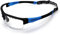 Oxdog - Floorball Unihockey Schutzbrille SPECTRUM Junior/Senior, Black/Blue mit IFF Zertifikat