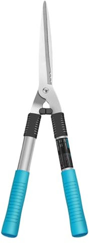 Ousidiman Tijeras de setos para recortar bordes, arbustos de boj, tijeras de jardinería y mango cómodo