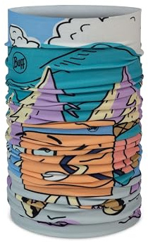 Buff Braga de cuello Original EcoStretch Niño Niña, Bufanda, Tubular, Multifuncion, Cuello y Cabeza, Correr, Caminar, Senderismo, Sostenible, Ligera, Talla Única, Multicolor