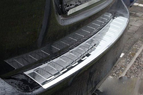 Recambo Edelstahl Ladekantenschutz, Stoßstange, Abkantung Chrom, Silber