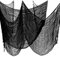 Zueyen Juego de 3 Telas de Halloween Decoraciones para Puertas, Gasa de Algodón Espeluznante para Fiestas de Halloween Casa, Mesa, Decoración de Ventanas, Manteles, 78.7 x 29.9 Pulgadas (Negro)