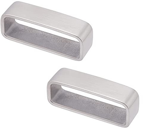 UNICRAFTALE 2Pcs Gürtelschlaufe Keeper Edelstahl Gürtelschlaufe 45x12x17mm Herren Gürtelschnalle Gürtelhalter Für Herren Gürtelbefestigung Herren Gürtelschnalle Zubehör