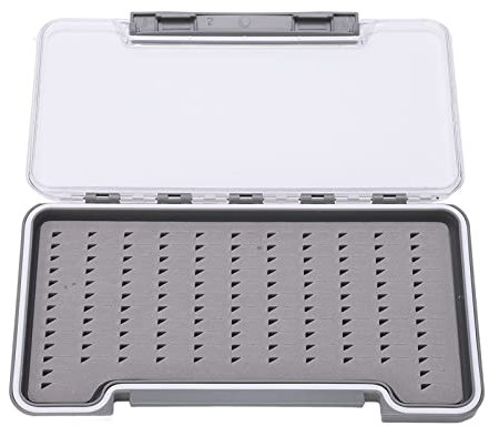 Fliegenfischer-Box, Angelköder-Box, Fliegenfischer-Behälter, Angelgerät-Haken-Box Zum Angeln (Dreieckiges Loch)