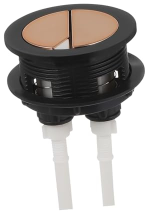 Veemoon Dual Button Toilet Flush Button Replacement for Toilet Water Tank with Abs Material User-Friendly Design Easy to Install for Bathroom Use