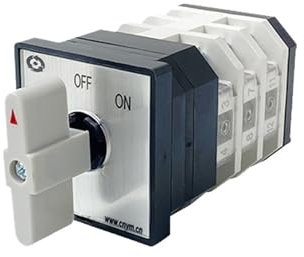 Interrupteur de transfert universel, coupure de courant LW12-16/3, 2 vitesses, OFF-ON, contacts argentés rotatifs, 3 sections 16A