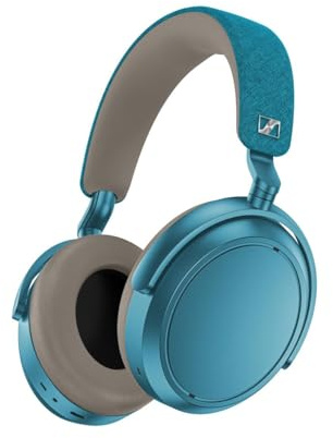 Sennheiser MOMENTUM 4 Wireless Noise Cancelling Headphones - Bluetooth Headset for Crystal-Clear Calls with Adaptive Noise Cancellation, Over-Ear Headphones, Up To 60HR Playtime, Folding Design, Teale