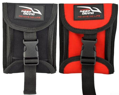 Besttoolifes Scuba - Tasca per pesi per immersioni - 3 kg (6,6 libbre) di ricambio per cintura, cinghia regolabile in nylon con fibbia a sgancio rapido, compatibile con serbatoio da 5,1 cm e cinture