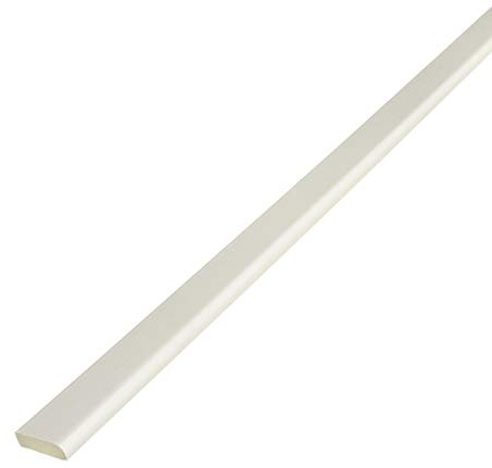 Cloaking Fillet uPVC Plastic Architrave Trim (5m) - 20mm, White