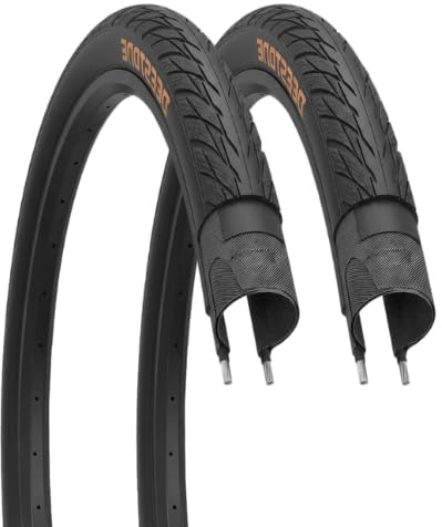Ecovelo 2 Copertoni 700 x 25C (25-622) Deestone ON OFF ROAD, Corsa, Gravel Bike D839 Neri | Pneumatici Stradali In Gomma Bici