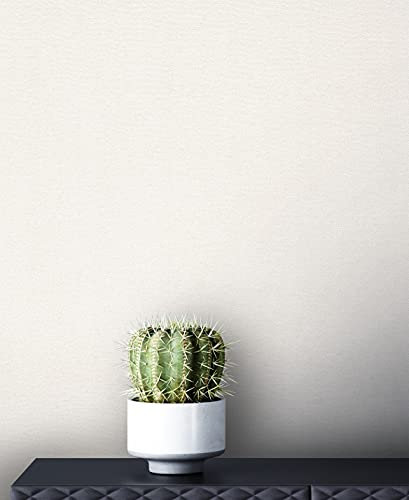 Newroom non-woven tapet vit enfärgad sovrum vardagsrum modern