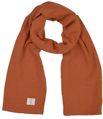 LÄSSIG Echarpe d'allaitement 70 x 230 cm/Muslin Nursing Scarf rust