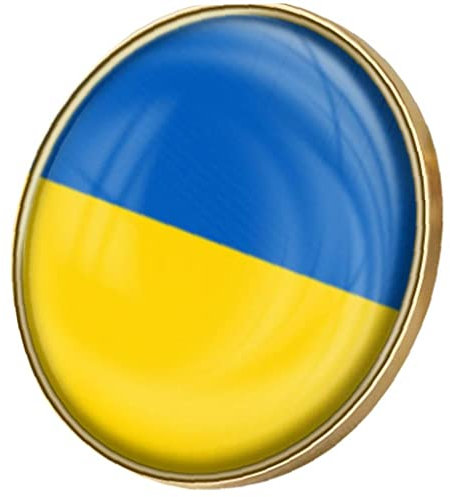 TOSSPER Ukraine Flagge Brosche Pins, Ukrainische Nationalflagge Revers Abzeichen Für Kleidung Rucksäcke Hutjacke