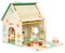 Classic World Wooden Flower Cottage, Unique Play/Doll House for Kids, Encourages Fine Motor Skills, Designed in Paris, 11-Piece Set, 3 Years+