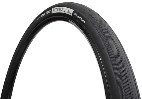 Teravail Rampart Light and Supple 60TPI Tubeless 700C X 42 Road Tyre 700C x 42