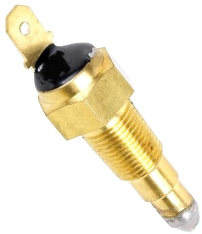 Tongze Interruptor universal de sensor de temperatura del ventilador de refrigeración del motor NPT de 1/8 pulgadas (93.3 °C encendido-85.0 °C apagado) interruptor de termostato de ventilador