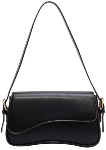 TIAASTAP Handtasche Teenager Mädchen Shoulder Bag Hobo Bag Leder mit Reißverschluss Vintage Aesthetic y2k Tasche Klein Handbags for Women Handtasche Damen Klein Schultertasche Umhängetasche