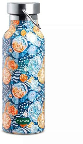 Neavita Forever Bottle - Bottiglia Thermos in acciaio Indaco 500 ml