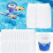 JAADU 30 Stück Skimmer Filtersocken,Skimmer Socks,Schwimmbad Skimmer Filter Sieb Netz,Wiederverwendbar Skimmerkorb Netz,für Filtern von Blättern,Schaum,Insekten und Haare