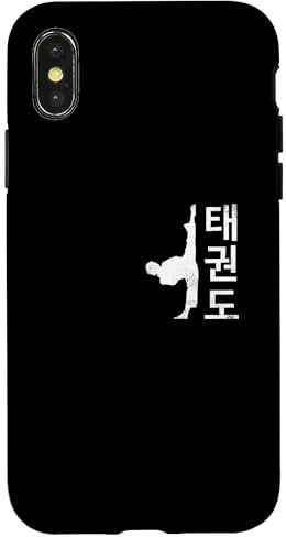 Carcasa para iPhone X/XS Tae Kwon Do Símbolo Entrenamiento Taekwondo Artes Marciales Coreanas