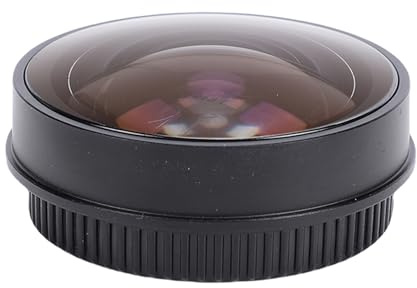 Obiettivo Fisheye Super Camera 0,2x, Obiettivo Fisheye ultra grandangolare Lega di alluminio Obiettivo aggiuntivo in vetro ottico per obiettivo fotocamera 37mm Video fotografico