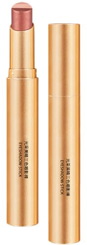 Bâton de fard à paupières – 3,5 g mat, chatoyant, terre, café, rose | Parfait pour les types de peau, application facile, mélange naturel, tenue longue durée, look charmant, quotidien, fi