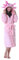 Dressing Gown Animal Fluffy Hoodie Bathrobes Housecoats Lightweight for Unisex Adults Axolotl For S