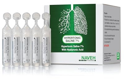Nebuliz hypertonische Kochsalzlösung (7 %), 25 Einzeldosen à 5 ml, steril, Inhalationslösung mit Sodiumchlorid und Natriumhyaluronat mit Hyaluronsäure, ohne Konservierungsmittel, für jedes Alter