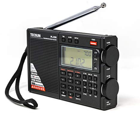 Tecsun Radio numérique PL330 AM/FM/LW/SW Worldband avec récepteur à Bande Unique