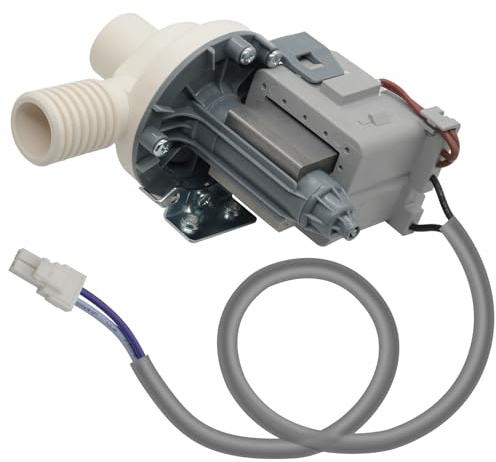 W10906604 Washer Water Pump Compatible with Whirlpool Kenmore Amana Washer Replaces W10882103 W11176426 4460932 AP6036154 PS11769645 EAP11769645