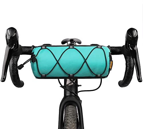 Rhinowalk – Sac de guidon de vélo, sac avant à bandoulière pour vélo de route, VTT, accessoires de cyclisme, bleu