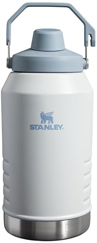 Stanley Iceflow Fast Flow Jug | Recycled Stainless Steel Water Tumbler | Keeps Drink Cold and Iced for Hours | Easy Carry Handle | 96 OZ | Fog