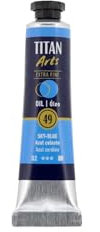 TITAN ARTS - Huile extra fine Titan 20 ml - 49 bleu ciel série 2
