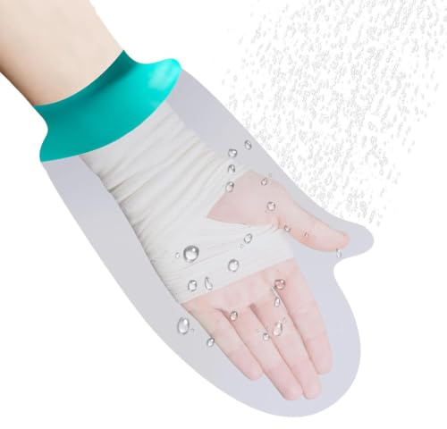 Protector de yeso impermeable brazo y mano protector de ducha reutilizable brazo para adultos fiable impermeable cubiertas y fundas protectoras para duchas bañarse flexible protección contra el agua