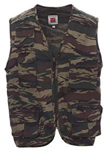 PAYPER Gilet Estivo Pocket (XXL - Mimetico) Anche con Ricamo E Stampa