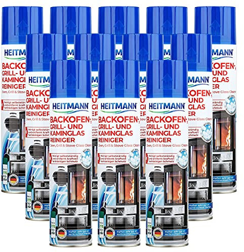 HEITMANN Limpiador de cristal para horno, barbacoa y chimenea, 4800 ml