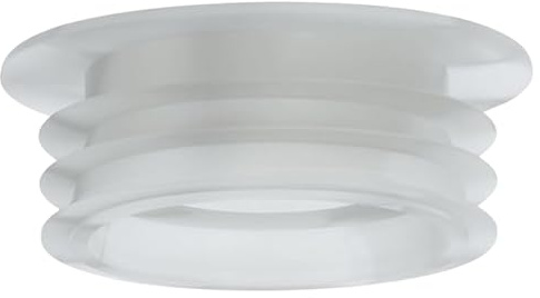 Universal Clear Pipe Inlet Pan Connector - Flush Cone, Pipe Connector Seal, Toilet Cone Washer for Secure and Leak-Free Installation