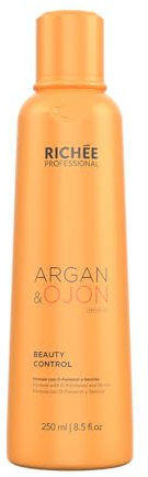 Richee Professional Argan & Ojon - Kit per la cura dei capelli, trattamento professionale, 3 pezzi, shampoo da 250 ml, Beauty Control da 250 ml, maschera da 250 g