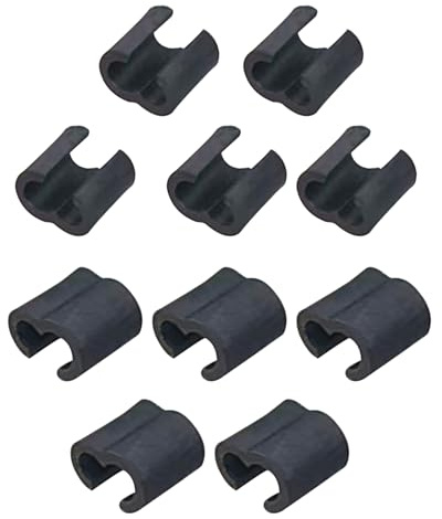 Attache-Câble Pour Vélo, 10 Attaches Dérailleur et Changement de Vitesse, Boucle d'Organisation des Câbles pour Vélo de Route, VTT et Cyclisme en Extérieur