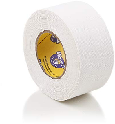 Howies White Hockey Tape | 1.5 White Cloth Stick & Bat Tape for Hockey, Lacrosse, Baseball, Sports | 2 Pack | Strong Grip, Durable, Long-Lasting | Made in USA