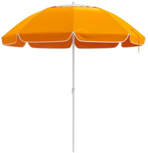 vidaXL Trädgårdsparasol 160 cm 170T polyester Orange