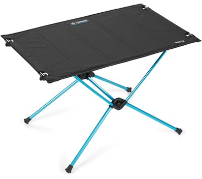 Helinox Table One Hardtop - Weather resistant, Lightweight and Collapsable Portable Outdoor Camping Table - Supports up to 50 kg in weight (Black)