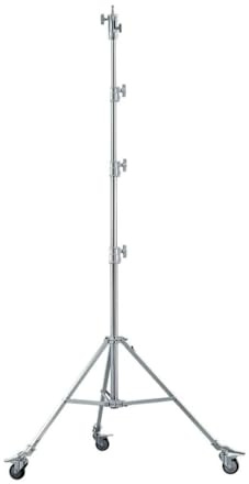 Godox SA5045 14.75 Feet Roller Stand with Folding Base, Heavy-Duty Steel Construction, and Adjustable Height