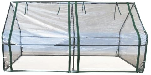 Gewächshaus Tunnel für Garten, Terrasse, Balkon, 180 x 90 cm