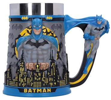 Nemesis Now Batman The Caped Crusader Tankard 15.5cm, Resin, Officially Licensed DC Merchandise, Batman Beer Mug, Cast in The Finest Resin, Expertly Hand-Painted, Removable Insert