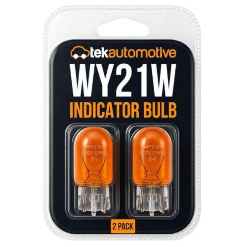 Tek Automotive 585 WY21W Indicator Bulb 12V 21W Amber Twin Pack