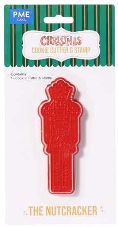PME Weihnachts-Keksausstecher und Stempel - Der Nussknacker
