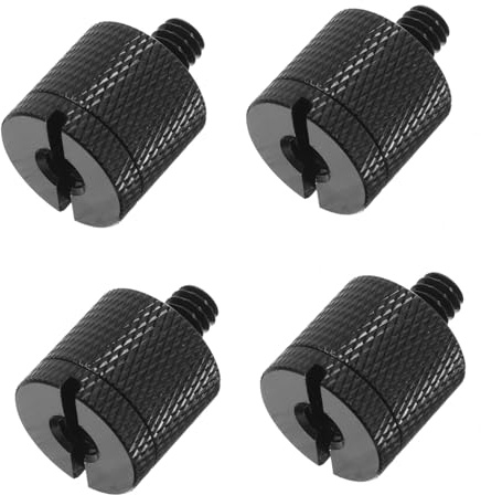 BESTonZON 8piezas Clip De Micrófono De Accesorios Para Soporte De Micrófono Incluyendo Adaptador Para Trípode Brazo Articulado y Tornillo Convertidor Para Uso Profesional