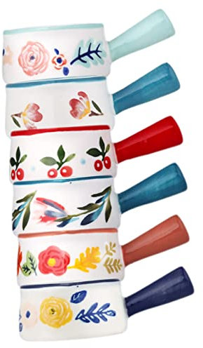 Amosfun 6piezas Jarra De Leche De Para Unidades Jarra De Leche De Para Café y Té