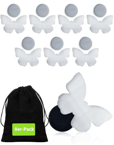 A aBlumen 8 Stück Tischdeckenbeschwerer für Draußen Magnete für Tischdecken Extra Schwer Tischdecken Beschwerer für Draußen Party Camping Hochzeit Garten Picknick (Schmetterling)